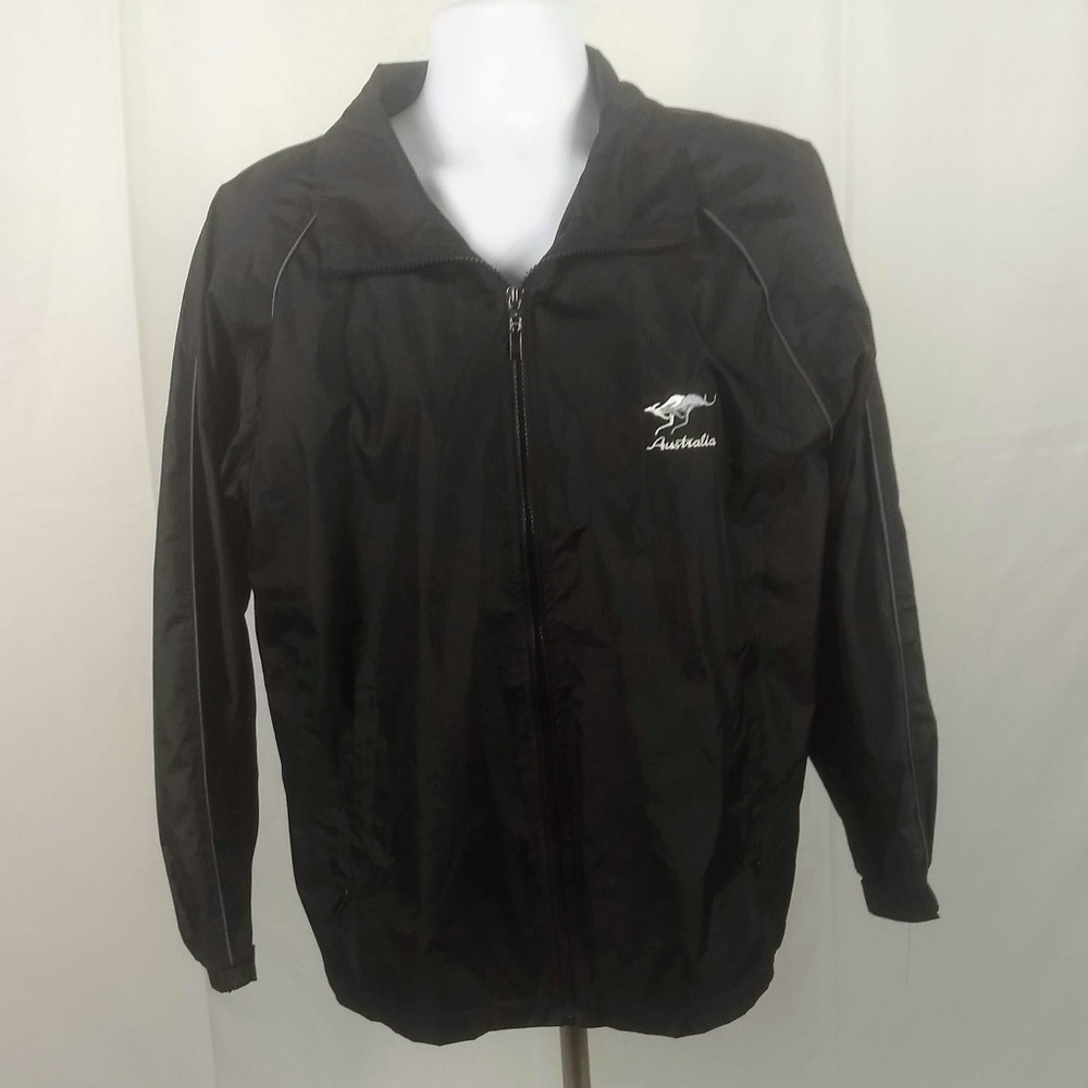 Australia Size Medium Black Zip Jacket Coat NWOT